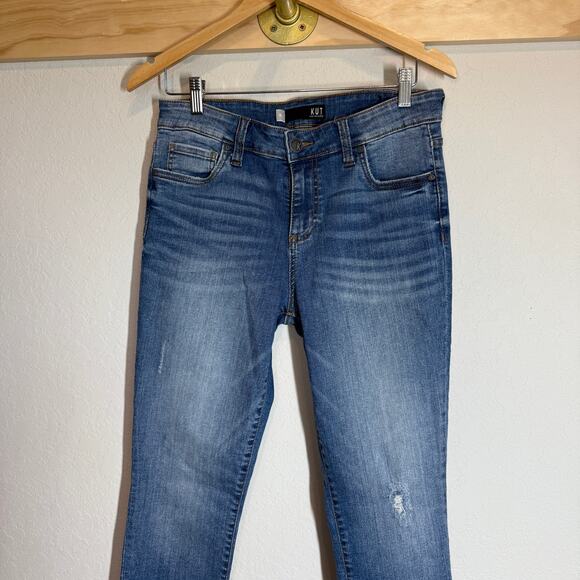 Women's KUT from the Kloth Connie Ankle Skinny Denim Blue Jeans Size 10 - Picture 3 of 8